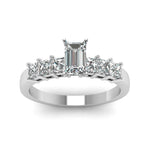 Load image into Gallery viewer, white-gold-emerald-white-diamond-engagement-wedding-ring-in-prong-set-FDENS1027EMRANGLE5-Nl-WG
