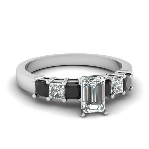 white-gold-emerald-white-diamond-engagement-wedding-ring-with-black-diamond-in-prong-set-FDENS1027EMRGBLACK-NL-WG