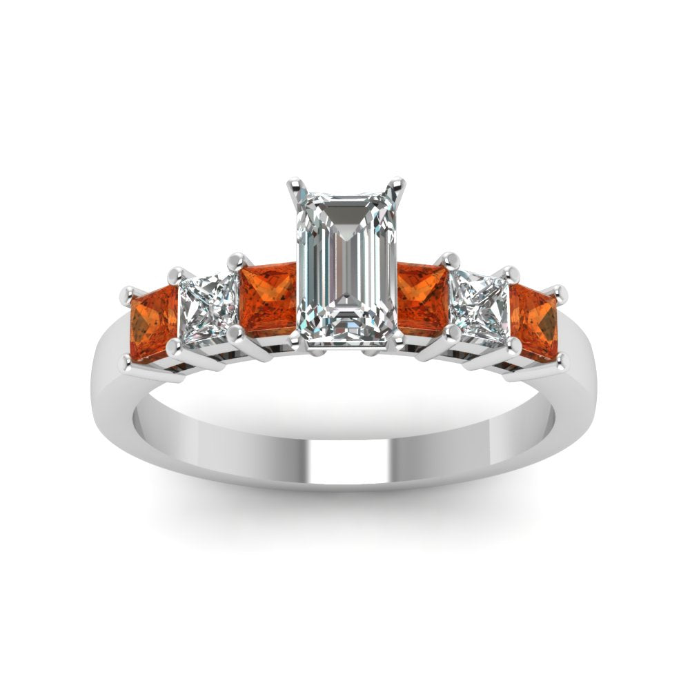 white-gold-emerald-white-diamond-engagement-wedding-ring-with-orange-sapphire-in-prong-set-FDENS1027EMRGSAORANGLE5-NL-WG