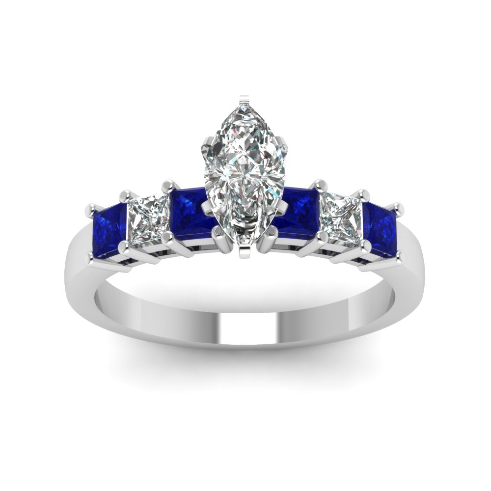 white-gold-marquise-white-diamond-engagement-wedding-ring-with-blue-sapphire-in-prong-set-FDENS1027MQRGSABLANGLE5-NL-WG