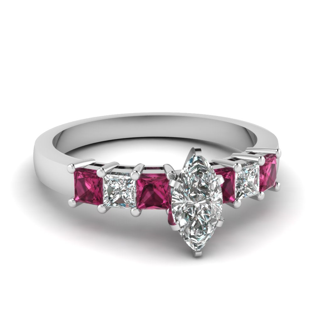 white-gold-marquise-white-diamond-engagement-wedding-ring-with-dark-pink-sapphire-in-prong-set-FDENS1027MQRGSADRPI-NL-WG_a2210380-d227-4a5e-a336-3415fc43bc35