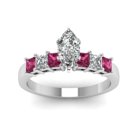white-gold-marquise-white-diamond-engagement-wedding-ring-with-dark-pink-sapphire-in-prong-set-FDENS1027MQRGSADRPIANGLE5-NL-WG