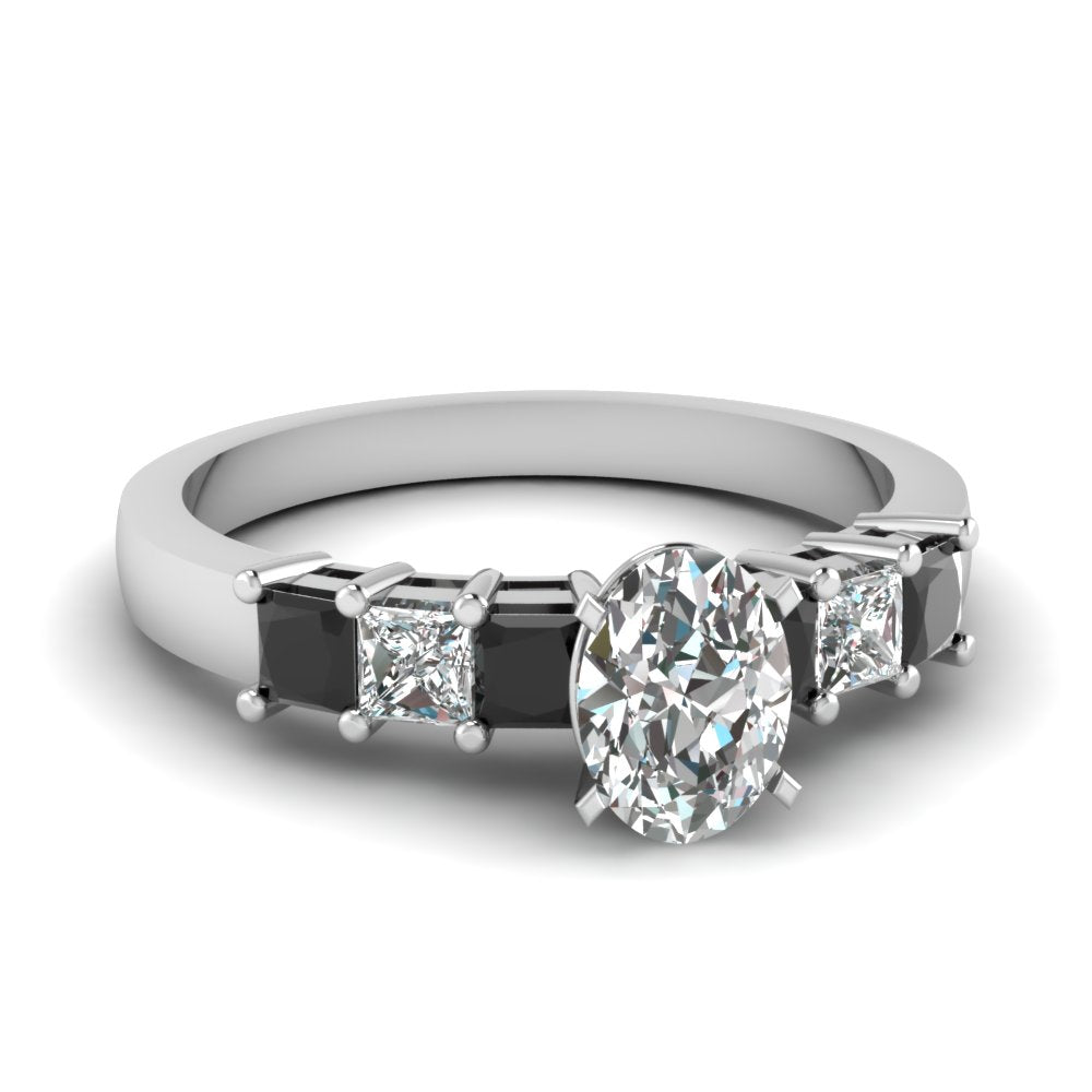 white-gold-oval-white-diamond-engagement-wedding-ring-with-black-diamond-in-prong-set-FDENS1027OVRGBLACK-NL-WG