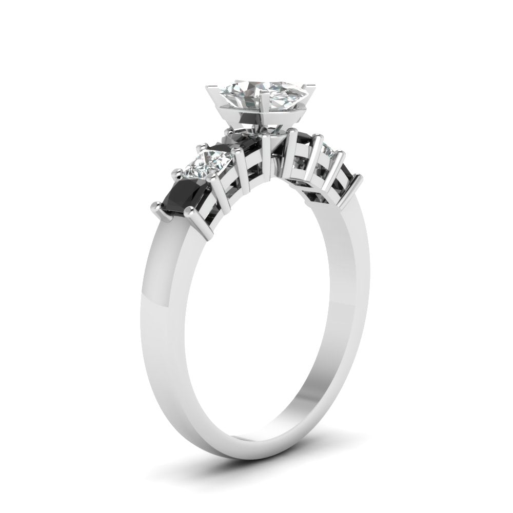 white-gold-oval-white-diamond-engagement-wedding-ring-with-black-diamond-in-prong-set-FDENS1027OVRGBLACKANGLE2-NL-WG