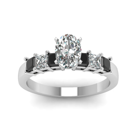 white-gold-oval-white-diamond-engagement-wedding-ring-with-black-diamond-in-prong-set-FDENS1027OVRGBLACKANGLE5-NL-WG