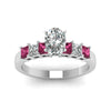 Load image into Gallery viewer, white-gold-oval-white-diamond-engagement-wedding-ring-with-dark-pink-sapphire-in-prong-set-FDENS1027OVRGSADRPIANGLE5-NL-WG