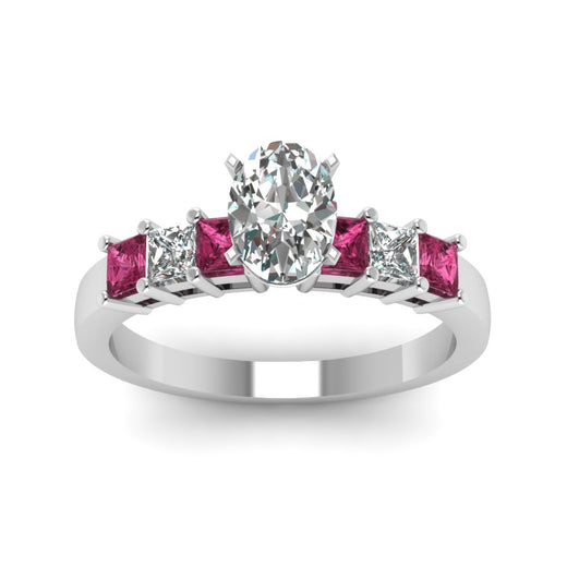 white-gold-oval-white-diamond-engagement-wedding-ring-with-dark-pink-sapphire-in-prong-set-FDENS1027OVRGSADRPIANGLE5-NL-WG