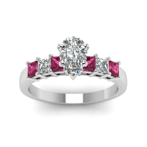 white-gold-pear-white-diamond-engagement-wedding-ring-with-dark-pink-sapphire-in-prong-set-FDENS1027PERGSADRPIANGLE5-NL-WG