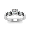 Load image into Gallery viewer, white-gold-princess-white-diamond-engagement-wedding-ring-with-black-diamond-in-prong-set-FDENS1027PRRGBLACKANGLE5-NL-WG