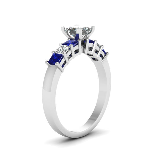 white-gold-princess-white-diamond-engagement-wedding-ring-with-blue-sapphire-in-prong-set-FDENS1027PRRGSABLANGLE2-NL-WG