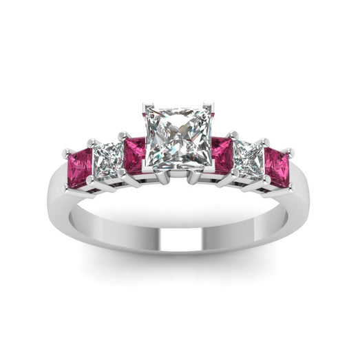 white-gold-princess-white-diamond-engagement-wedding-ring-with-dark-pink-sapphire-in-prong-set-FDENS1027PRRGSADRPIANGLE5-NL-WG