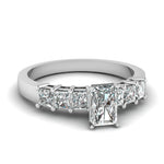 Load image into Gallery viewer, white-gold-radiant-white-diamond-engagement-wedding-ring-in-prong-set-FDENS1027RAR-Nl-WG_cec5201d-1e67-48a9-ae4c-11007cb6a19d
