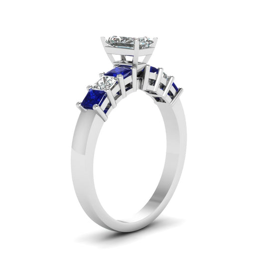 white-gold-radiant-white-diamond-engagement-wedding-ring-with-blue-sapphire-in-prong-set-FDENS1027RARGSABLANGLE2-NL-WG