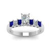 Load image into Gallery viewer, white-gold-radiant-white-diamond-engagement-wedding-ring-with-blue-sapphire-in-prong-set-FDENS1027RARGSABLANGLE5-NL-WG