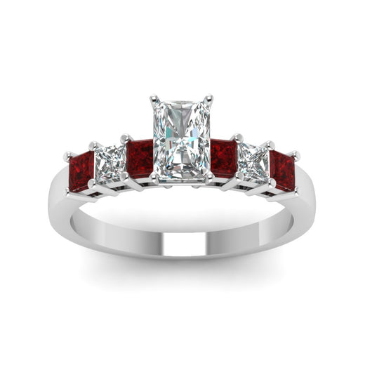 white-gold-radiant-white-diamond-engagement-wedding-ring-with-red-ruby-in-prong-set-FDENS1027RARGRUDRANGLE5-NL-WG