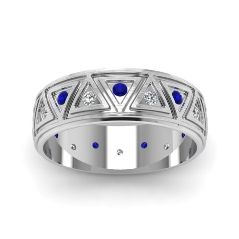 white-gold-round-blue-sapphire-mens-wedding-band-with-white-diamond-in-bezel-set-FDDB1085BGSABLANGLE5-NL-WG.jpg