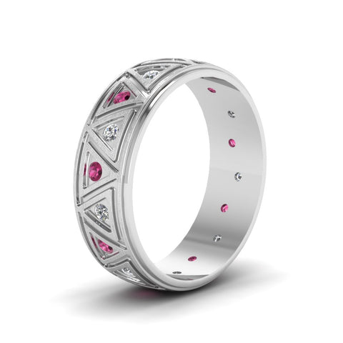 white-gold-round-dark-pink-sapphire-mens-wedding-band-with-white-diamond-in-bezel-set-FDDB1085BGSADRPIANGLE2-NL-WG.jpg