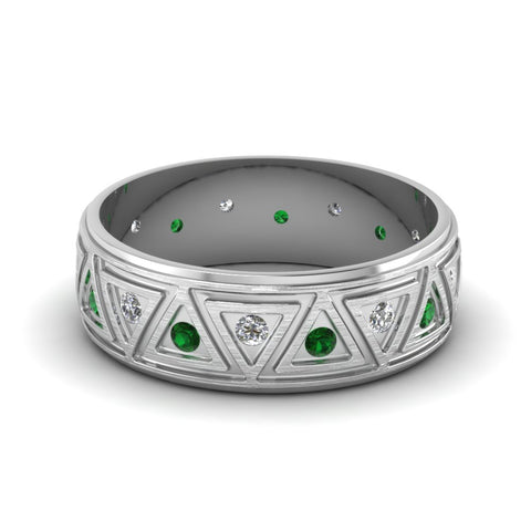 white-gold-round-green-emerald-mens-wedding-band-with-white-diamond-in-bezel-set-FDDB1085BGEMGR-NL-WG.jpg