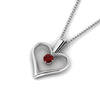 Load image into Gallery viewer, round-red-ruby-solitare-heart-pendant-in-prong-set-FDPD60961GRUDR-NL-WG
