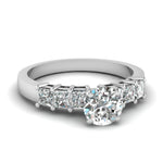 Load image into Gallery viewer, white-gold-round-white-diamond-engagement-wedding-ring-in-prong-set-FDENS1027ROR-Nl-WG

