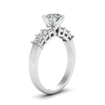 Load image into Gallery viewer, white-gold-round-white-diamond-engagement-wedding-ring-in-prong-set-FDENS1027RORANGLE2-Nl-WG
