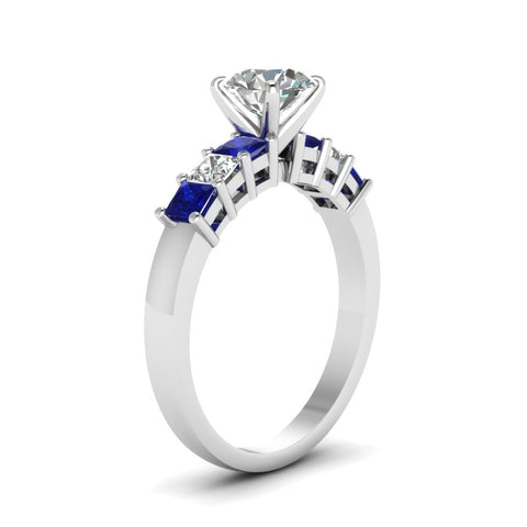 white-gold-round-white-diamond-engagement-wedding-ring-with-blue-sapphire-in-prong-set-FDENS1027RORGSABLANGLE2-NL-WG