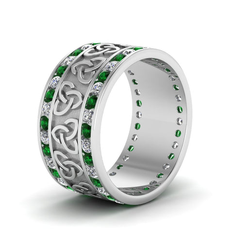 white-gold-round-white-diamond-mens-wedding-band-with-green-emerald-in-channel-set-FDDB1337BGEMGRANGLE2-NL-WG.jpg