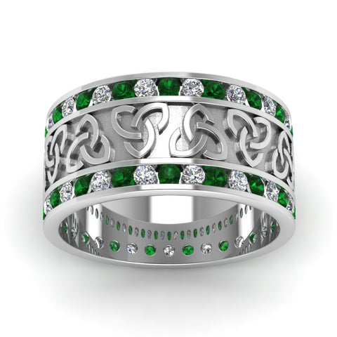 white-gold-round-white-diamond-mens-wedding-band-with-green-emerald-in-channel-set-FDDB1337BGEMGRANGLE5-NL-WG.jpg