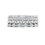 Load image into Gallery viewer, women-diamond-stacked-band-in-white-gold-FD10151-NL-WG.jpg
