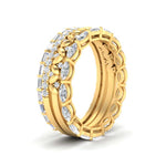 Load image into Gallery viewer, women-diamond-stacked-band-in-yellow-gold-FD10151-NL-YG.jpg

