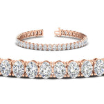 Load image into Gallery viewer, women-oval-diamond-tennis-bracelet-10-carat

