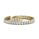 Load image into Gallery viewer, Women Oval Diamond Tennis Bracelet 10 Carat
