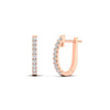 Load image into Gallery viewer, women’s-0.50-ct-diamond-huggie-earrings-in-rose-gold-FDEAR11260ANGLE2-0.50-NL-RG