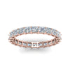 Load image into Gallery viewer, women's-3-carat-princess-cut-diamond-eternity-ring-in-rose-gold-FDEWB8675PR-3.0CTANGLE5-NL-RG