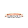 Load image into Gallery viewer, womens-horizontal-emerald-cut-wedding-band-in-rose-gold-FD8126EMB-0.75CT-NL-RG
