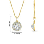 Load image into Gallery viewer, womens-round-cut-double-halo-pendant-in-yellow-gold-FDPD1190ROANGLE2-NL-1CT-YG-T_1080x1080-hw.jpg?v=1765435570