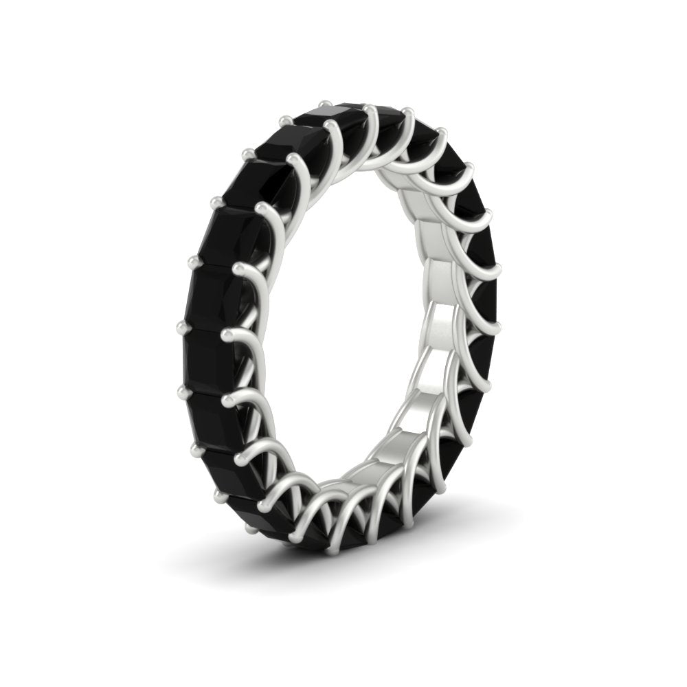 Women Wedding Band Princess Cut 3 Carat