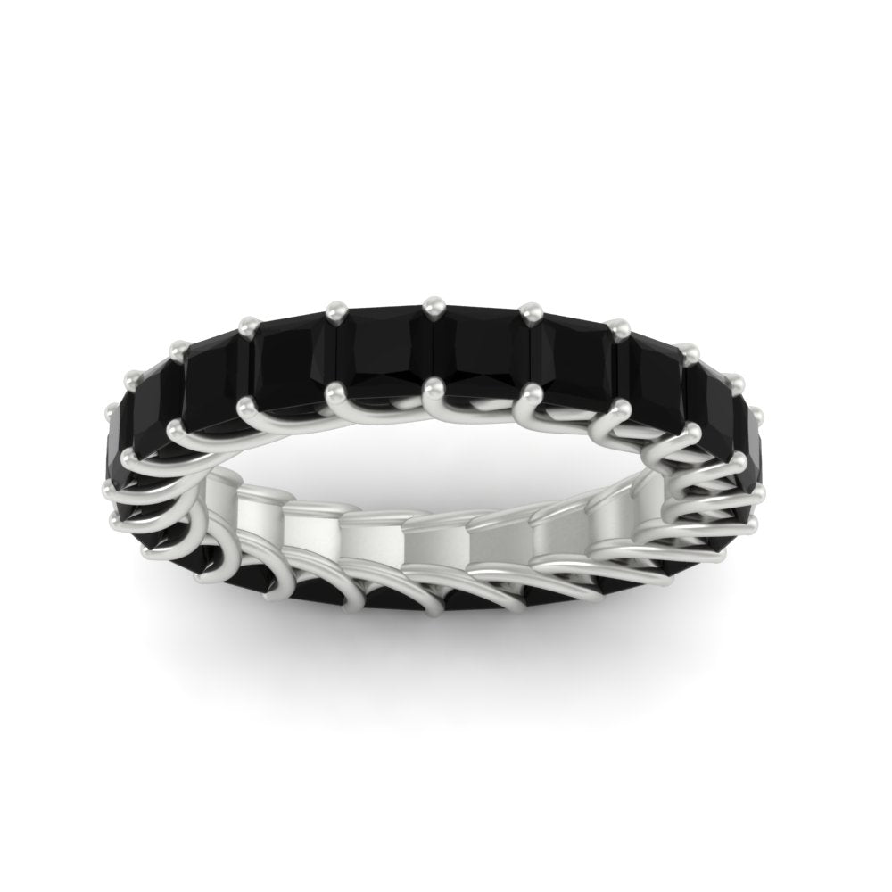 Women Wedding Band Princess Cut 3 Carat