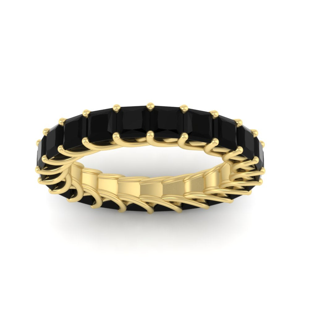 Women Wedding Band Princess Cut 3 Carat