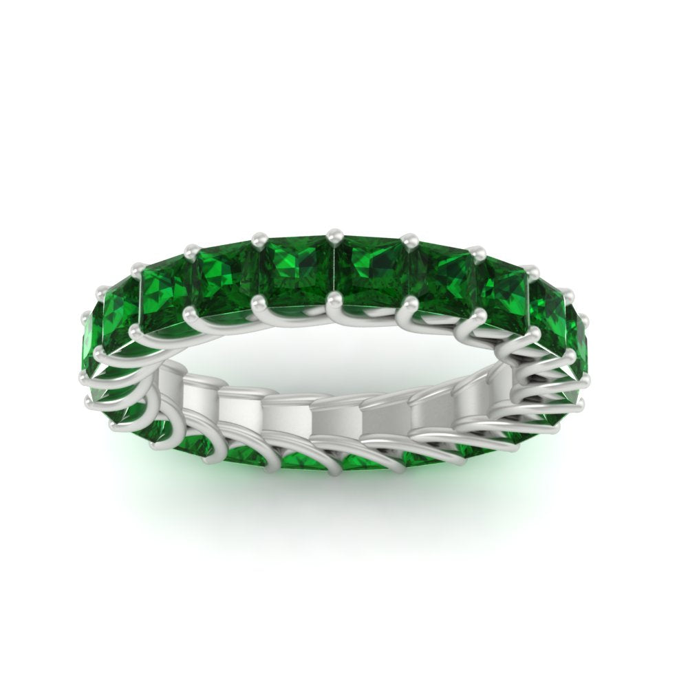 Women Wedding Band Princess Cut 3 Carat