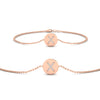 Load image into Gallery viewer, Alphabet disc diamond bracelet