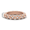 Load image into Gallery viewer, xoxo-eternity-diamond-wedding-band-in-rose-gold-FD11380B-NL-RG-HW