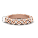 Load image into Gallery viewer, xoxo-eternity-diamond-wedding-band-in-rose-gold-FD11380B-NL-RG-HW
