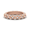 Load image into Gallery viewer, xoxo-eternity-diamond-wedding-band-in-rose-gold-FD11380B-NL-RG