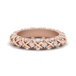 Load image into Gallery viewer, xoxo-eternity-diamond-wedding-band-in-rose-gold-FD11380B-NL-RG
