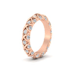 Load image into Gallery viewer, xoxo-eternity-diamond-wedding-band-in-rose-gold-FD11380BANGLE2-NL-RG
