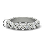 Load image into Gallery viewer, xoxo-eternity-diamond-wedding-band-in-white-gold-FD11380B-NL-WG-HW
