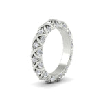 Load image into Gallery viewer, xoxo-eternity-diamond-wedding-band-in-white-gold-FD11380BANGLE2-NL-WG
