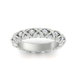 Load image into Gallery viewer, xoxo-eternity-diamond-wedding-band-in-white-gold-FD11380BANGLE5-NL-WG
