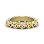 Load image into Gallery viewer, xoxo-eternity-diamond-wedding-band-in-yellow-gold-FD11380B-NL-YG
